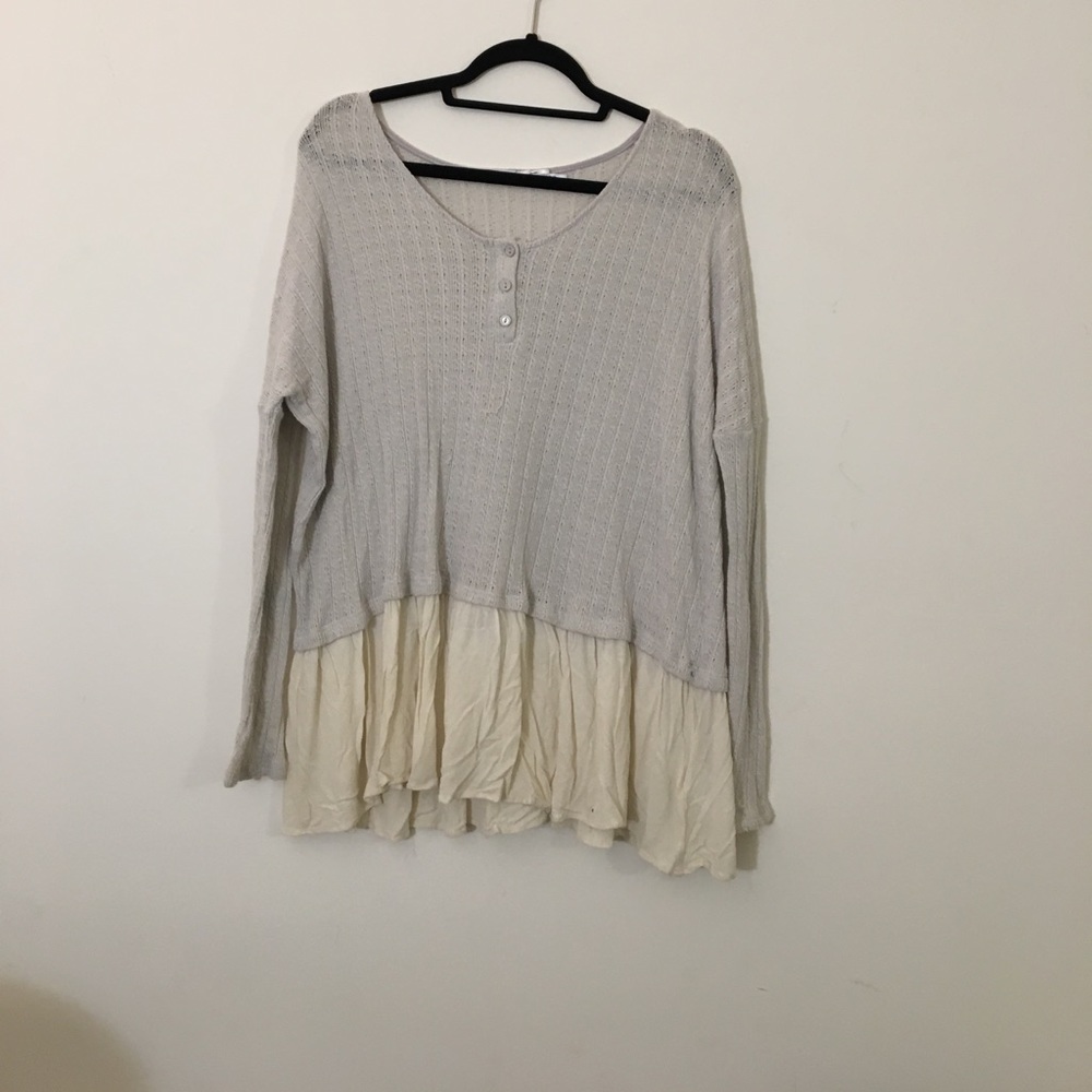 Free People, Kimchi Blue Layered Sweater
